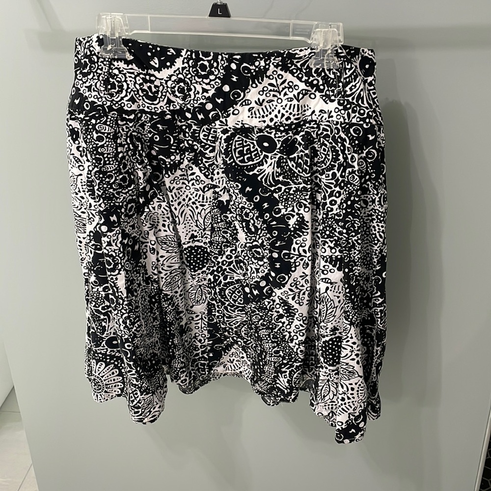 Black and white skirt